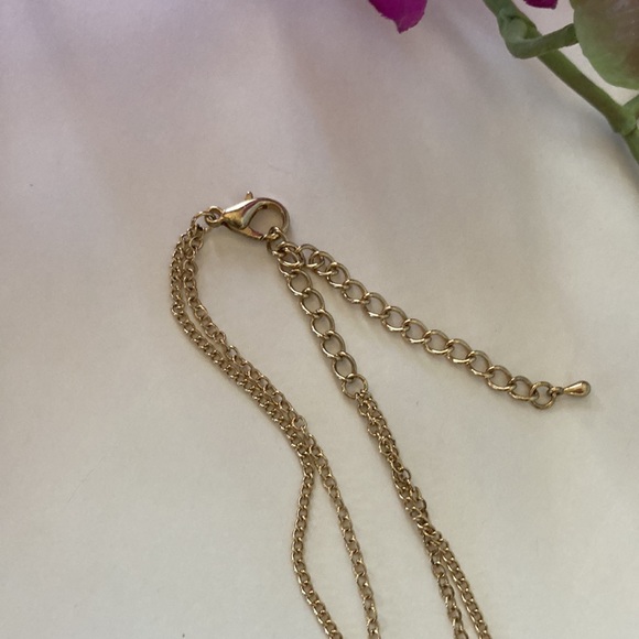 Long Layered Pendant & Tassel Necklace - Picture 4 of 7